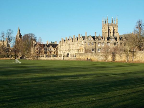 Christchurch college and meadow